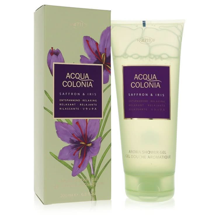 4711 Acqua Colonia Saffron & Iris by 4711 Shower Gel 6.8 oz for Women - The Melanated's Fundamentals