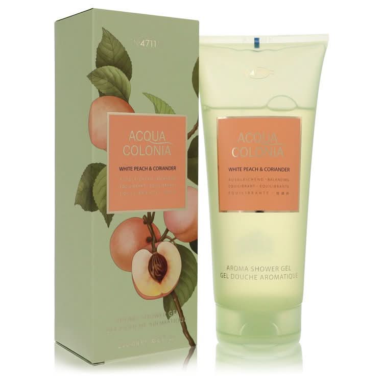 4711 Acqua Colonia White Peach & Coriander by 4711 Shower Gel 6.8 oz for Women - The Melanated's Fundamentals