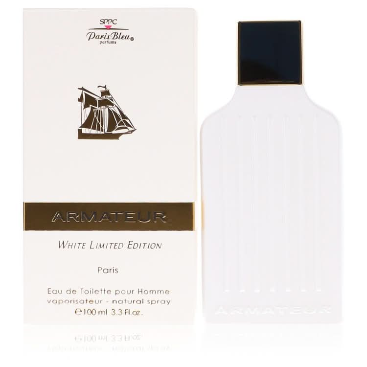 Armateur White by Paris Bleu Eau De Toilette Spray 3.3 oz for Men