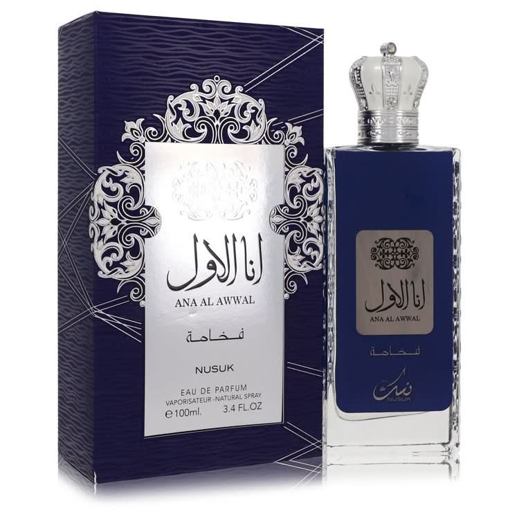 Ana Al Awwal Blue by Nusuk Eau De Parfum Spray 3.4 oz for Men - The Melanated's Fundamentals