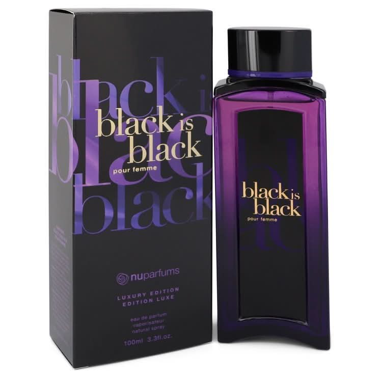 Black is Black by Nu Parfums Eau De Parfum Spray 3.3 oz for Women - The Melanated's Fundamentals