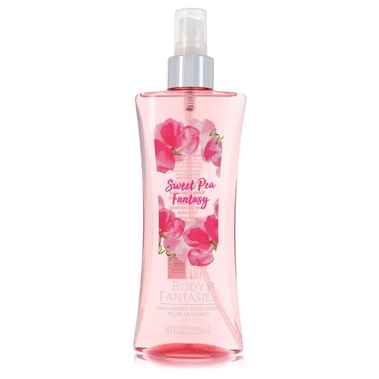 Body Fantasies Signature Pink Sweet Pea Fantasy by Parfums De Coeur Body Spray 8 oz for Women - The Melanated's Fundamentals