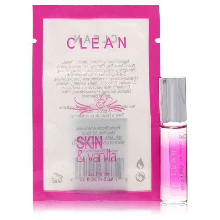 Clean Skin and Vanilla by Clean Mini Eau Frachie .17 oz for Women - The Melanated's Fundamentals