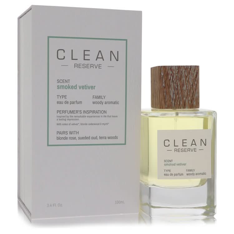 Clean Smoked Vetiver by Clean Eau De Parfum Spray 3.4 oz for Women - The Melanated's Fundamentals