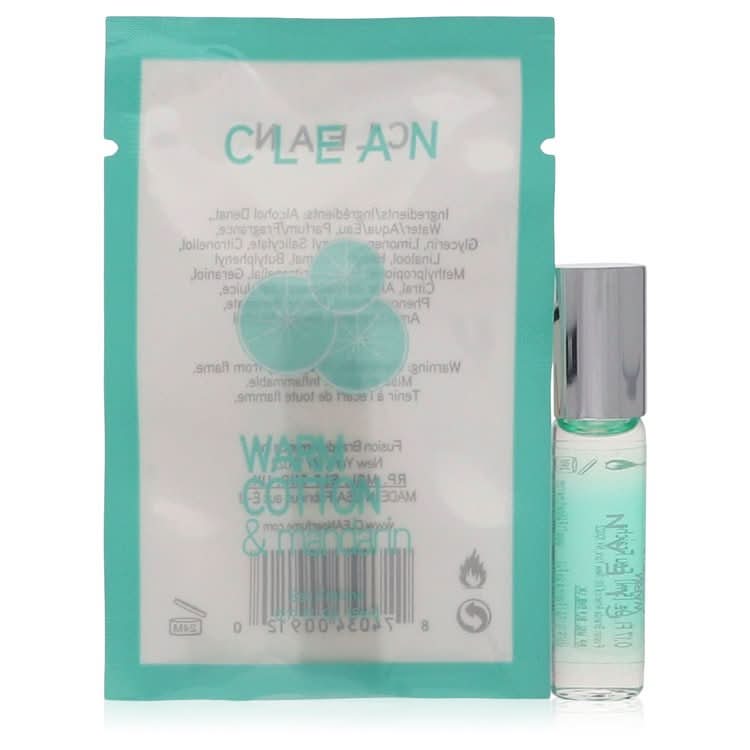 Clean Warm Cotton & Mandarine by Clean Mini Eau Fraiche .17 oz for Women - The Melanated's Fundamentals