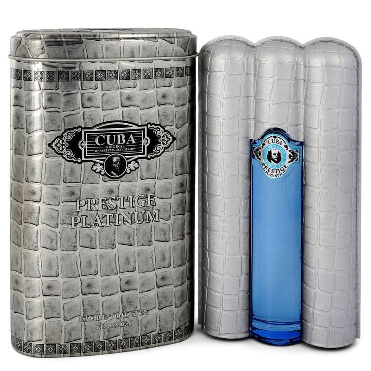 Cuba Prestige Platinum by Fragluxe Eau De Toilette Spray 3 oz for Men - The Melanated's Fundamentals
