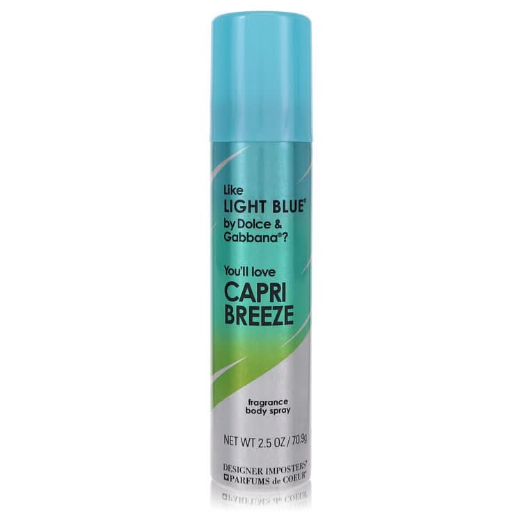 Designer Imposters Capri Breeze by Parfums De Coeur Body Spray 2.5 oz for Women - The Melanated's Fundamentals