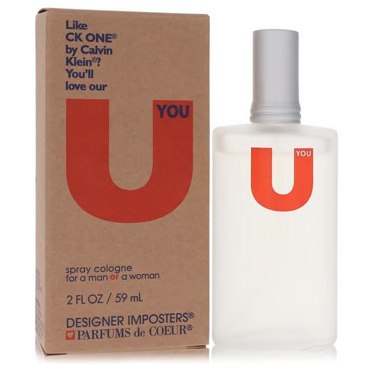 Designer Imposters U You by Parfums De Coeur Cologne Spray (Unisex) 2 oz for Women - The Melanated's Fundamentals