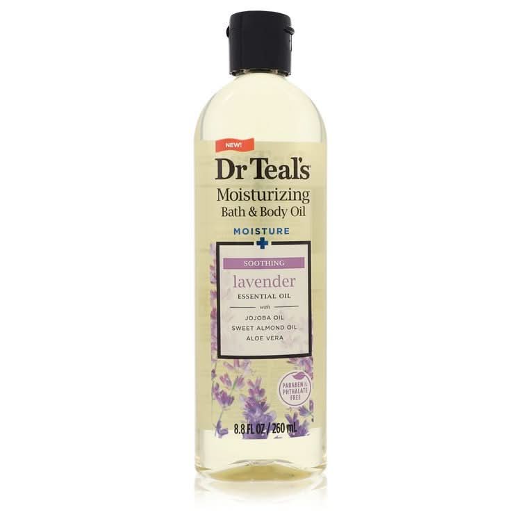 Dr Teal's Bath Oil Sooth & Sleep with Lavender by Dr Teal's Pure Epsom Salt Body Oil Sooth & Sleep with Lavender 8.8 oz for Women - The Melanated's Fundamentals