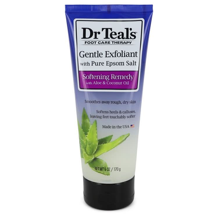 Dr Teal's Gentle Exfoliant With Pure Epson Salt by Dr Teal's Gentle Exfoliant with Pure Epsom Salt Softening Remedy with Aloe & Coconut Oil (Unisex) 6 oz for Women - The Melanated's Fundamentals