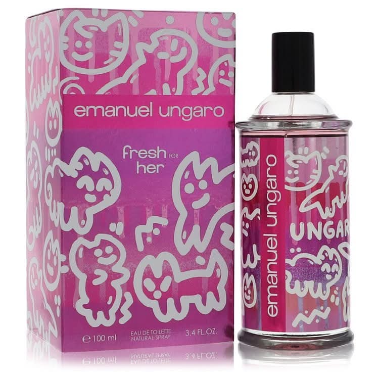 Emanuel Ungaro Fresh For Her by Ungaro Eau De Toilette Spray 3.4 oz for Women - The Melanated's Fundamentals