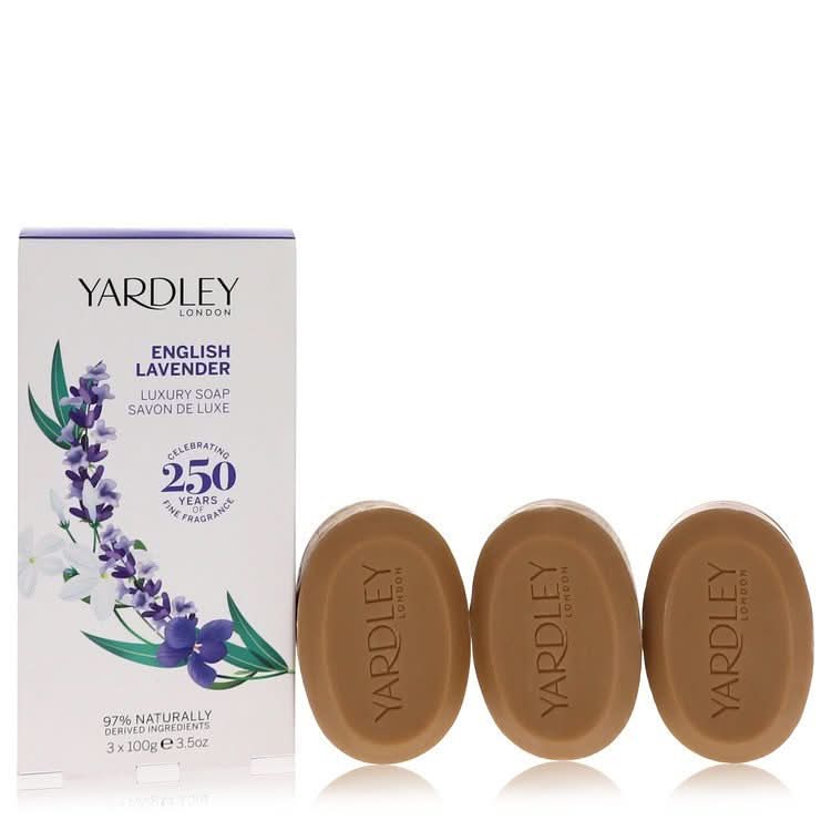 English Lavender by Yardley London 3 3.5 Soap 3.5 oz for Women - The Melanated's Fundamentals