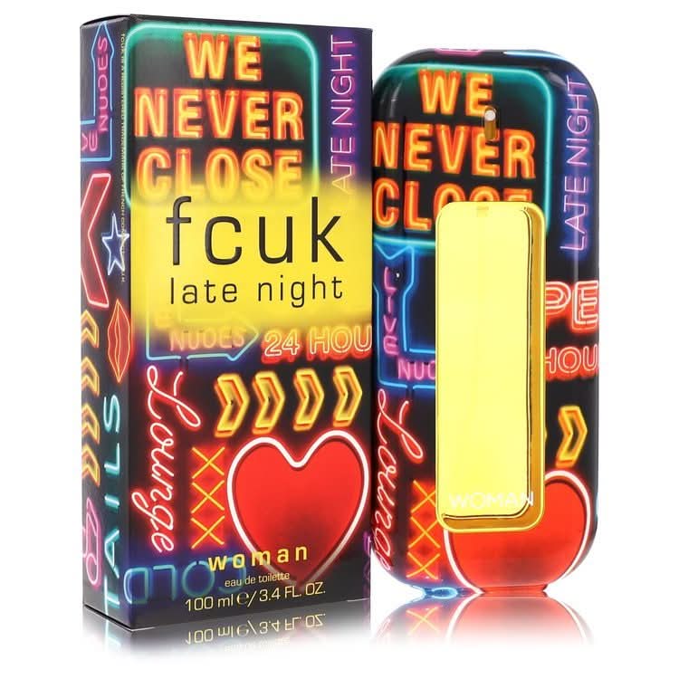 FCUK Late Night by French Connection Eau De Toilette Spray 3.4 oz for Women - The Melanated's Fundamentals
