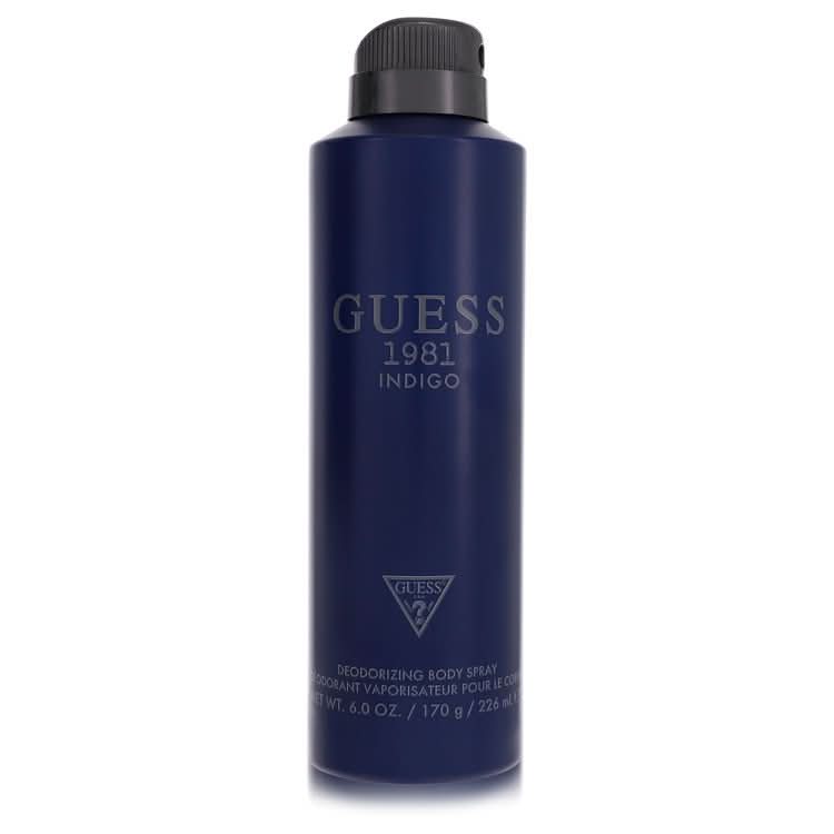 Guess 1981 Indigo by Guess Body Spray 6 oz for Men - The Melanated's Fundamentals