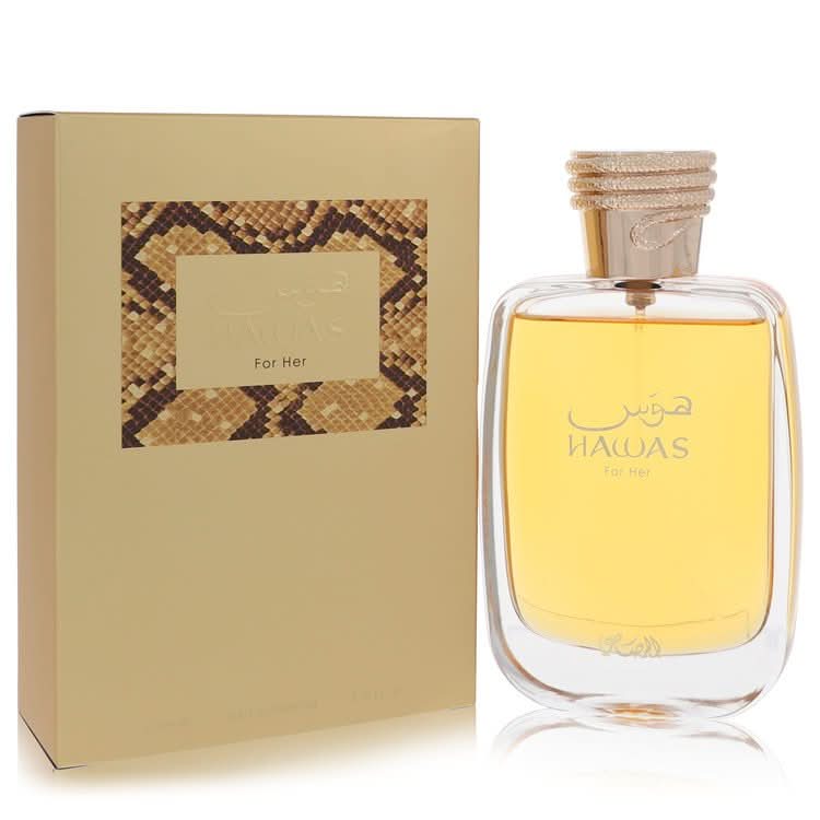Hawas by Rasasi Eau De Parfum Spray 3.33 oz for Women - The Melanated's Fundamentals