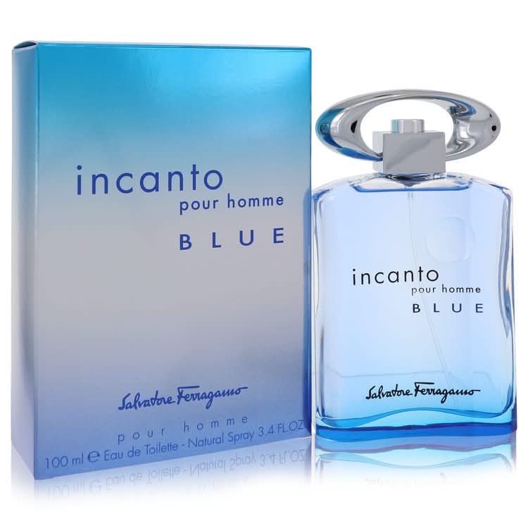 Incanto Blue by Salvatore Ferragamo Eau De Toilette Spray 3.4 oz for Men - The Melanated's Fundamentals