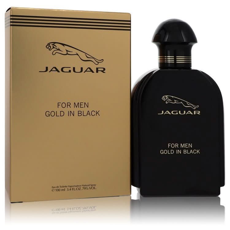 Jaguar Gold In Black by Jaguar Eau De Toilette Spray 3.4 oz for Men - The Melanated's Fundamentals