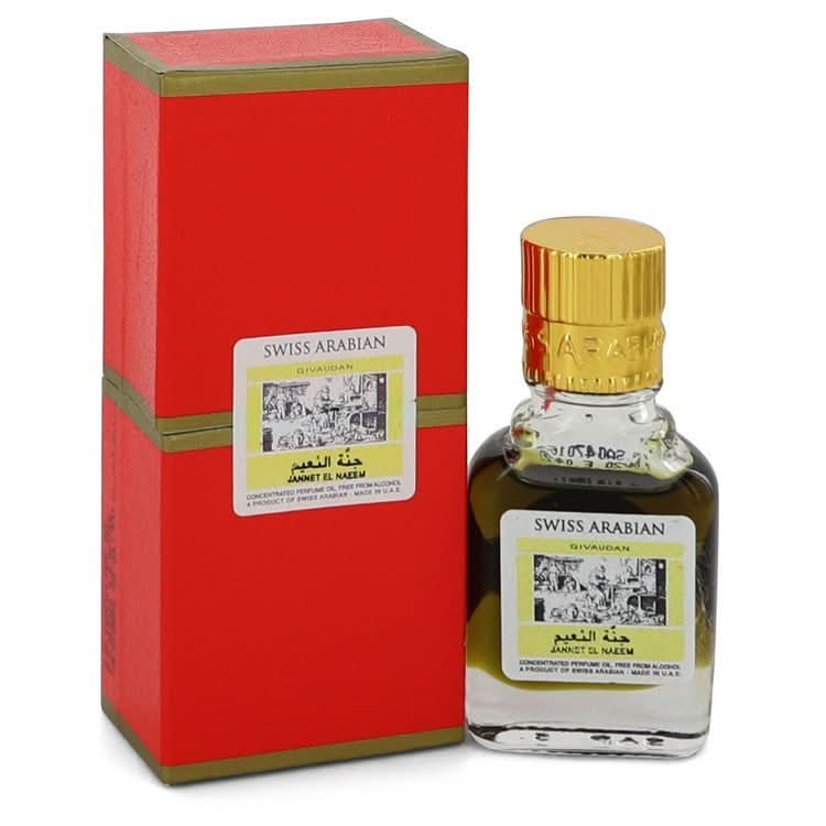 Jannet El Naeem by Swiss Arabian Concentrated Perfume Oil Free From Alcohol (Unisex) .30 oz for Women - The Melanated's Fundamentals