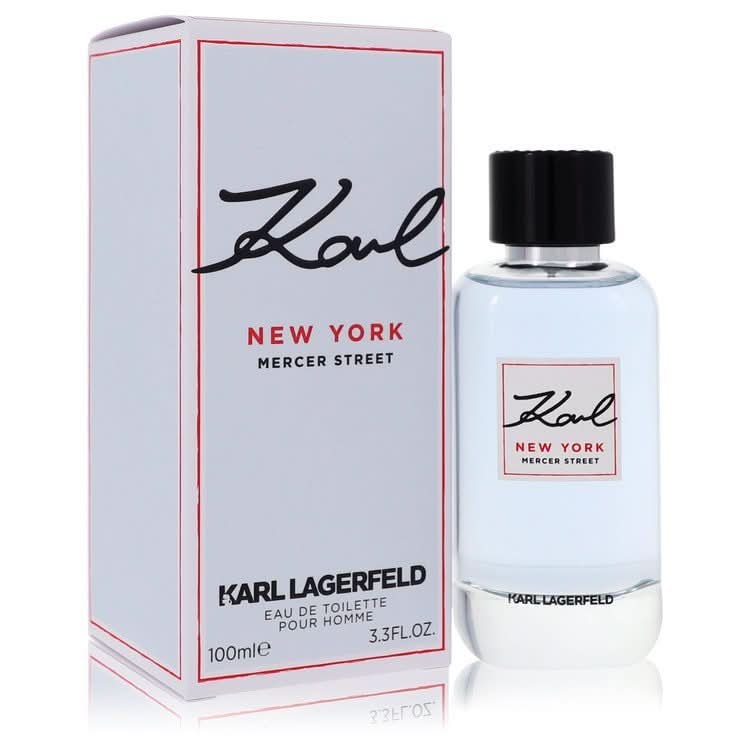 Karl New York Mercer Street by Karl Lagerfeld Eau De Toilette Spray 3.3 oz for Men - The Melanated's Fundamentals