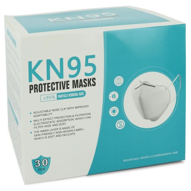 Kn95 Mask by Kn95 Thirty (30) KN95 Masks, Adjustable Nose Clip, Soft non - woven fabric, FDA and CE Approved (Unisex) 1 size for Women - The Melanated's Fundamentals