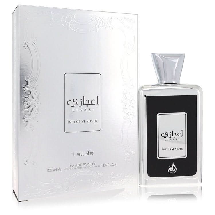 Lattafa Ejaazi Intensive Silver by Lattafa Eau De Parfum Spray (Unisex) 3.4 oz for Women - The Melanated's Fundamentals