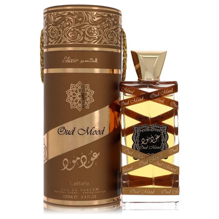 Lattafa Oud Mood Elixir by Lattafa Eau De Parfum Spray 3.4 oz for Men - The Melanated's Fundamentals
