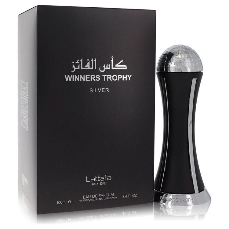 Lattafa Pride Winners Trophy Silver by Lattafa Eau De Parfum Spray 3.4 oz for Men - The Melanated's Fundamentals