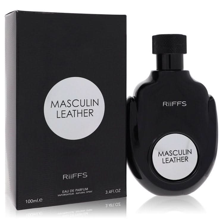 Masculin Leather by Riiffs Eau De Parfum Spray 3.4 oz for Men - The Melanated's Fundamentals