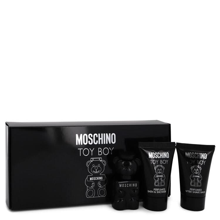 Moschino Toy Boy by Moschino Gift Set - .17 oz Mini EDP + .8 oz Shower Gel + .8 oz After Shave Balm for Men - The Melanated's Fundamentals