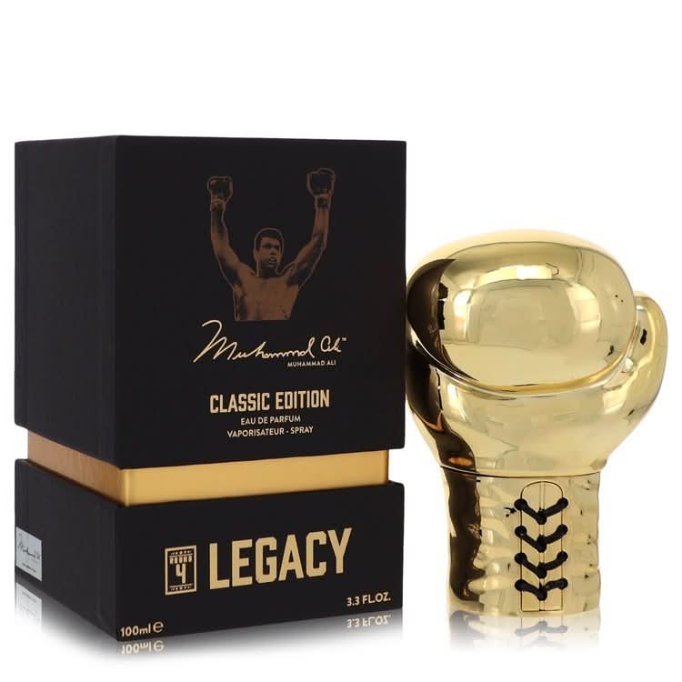 Muhammad Ali Legacy Round 4 by Muhammad Ali Eau De Parfum Spray (Classic Edition) 3.3 oz for Men - The Melanated's Fundamentals