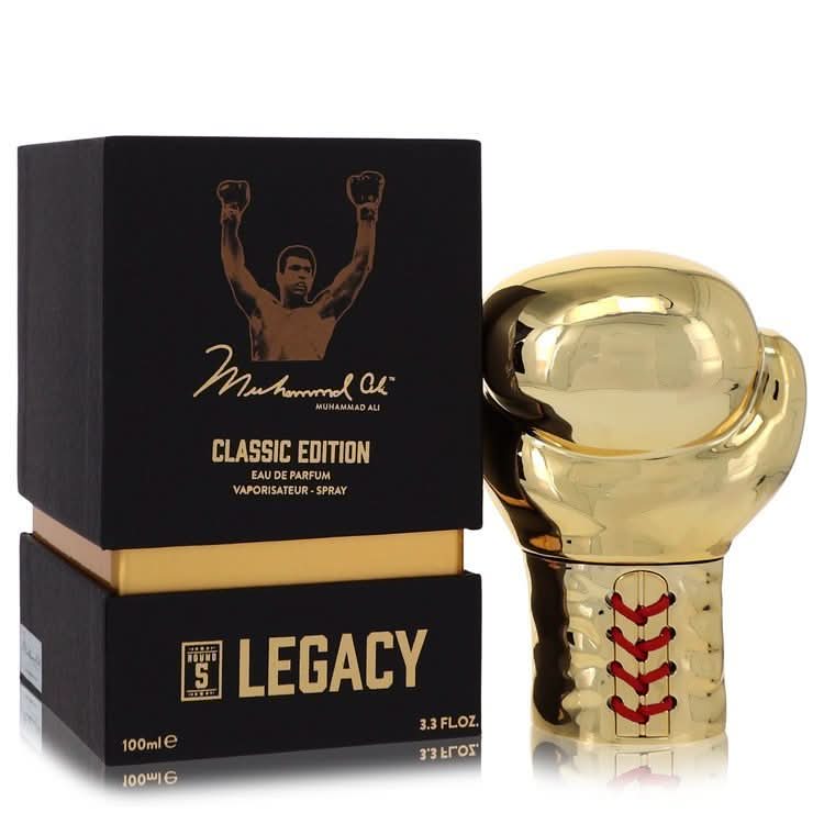 Muhammad Ali Legacy Round 5 by Muhammad Ali Eau De Parfum Spray (Classic Edition) 3.3 oz for Men - The Melanated's Fundamentals