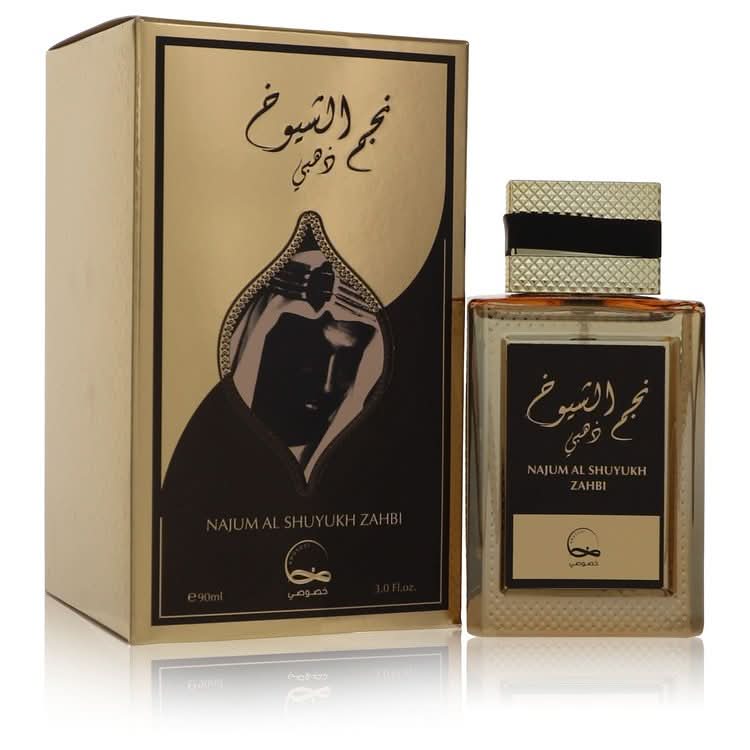 Najum Al Shuyukh Zahbi by Khususi Eau De Parfum Spray 3 oz for Men - The Melanated's Fundamentals