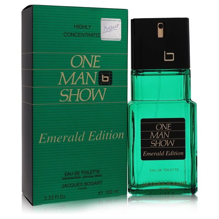 One Man Show Emerald by Jacques Bogart Eau De Toilette Spray 3.4 oz for Men - The Melanated's Fundamentals