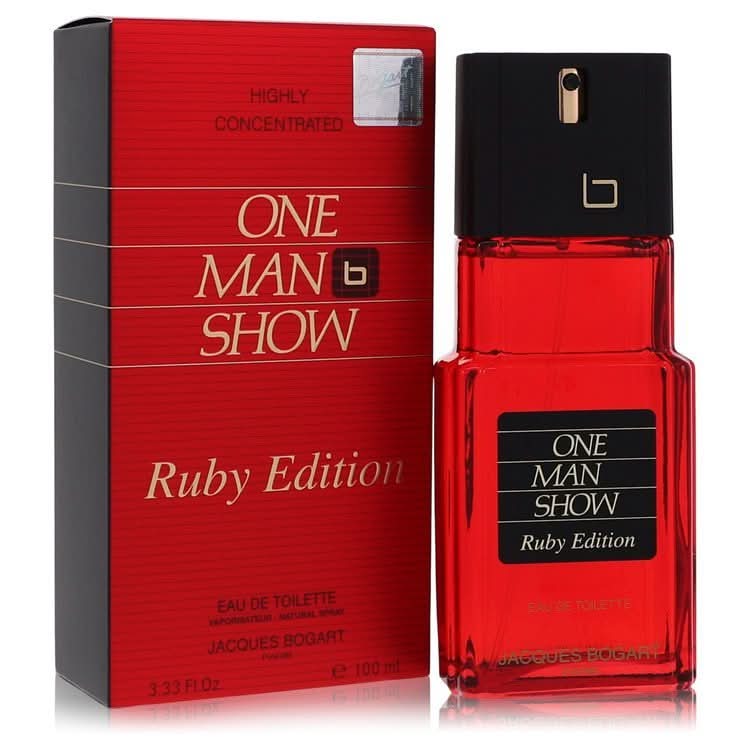 One Man Show Ruby by Jacques Bogart Eau De Toilette Spray 3.3 oz for Men - The Melanated's Fundamentals