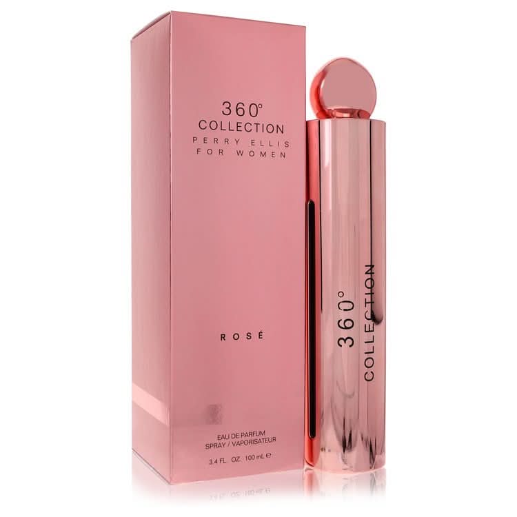 Perry Ellis 360 Collection Rose by Perry Ellis Eau De Parfum Spray 3.4 oz for Women - The Melanated's Fundamentals