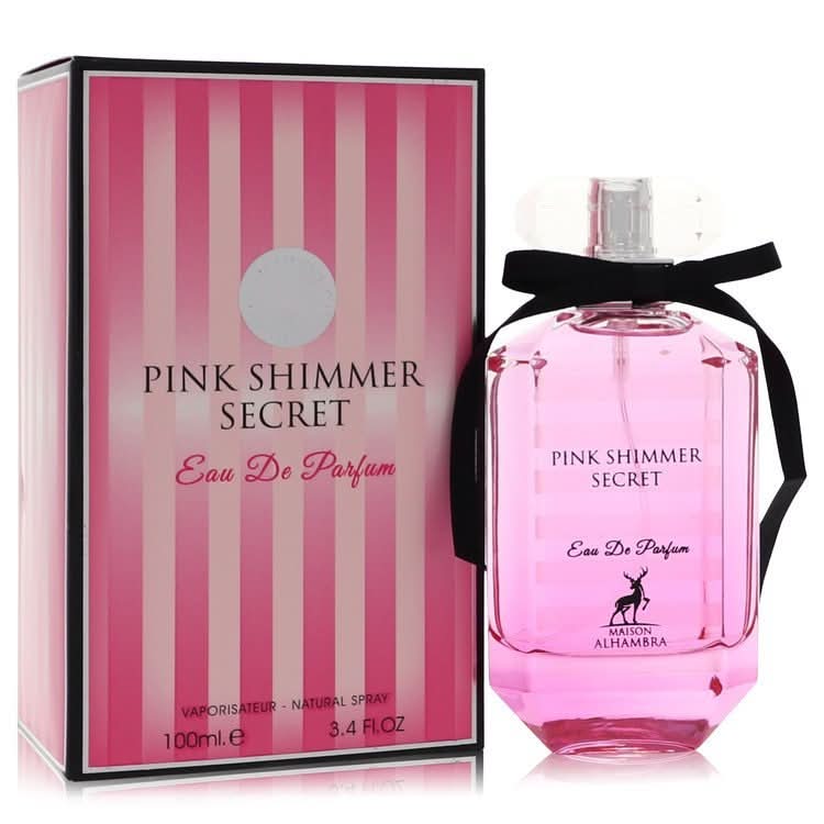 Pink Shimmer Secret by Maison Alhambra Eau De Parfum Spray 3.4 oz for Women - The Melanated's Fundamentals