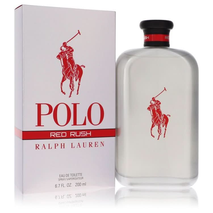 Polo Red Rush by Ralph Lauren Eau De Toilette Spray 6.7 oz for Men - The Melanated's Fundamentals