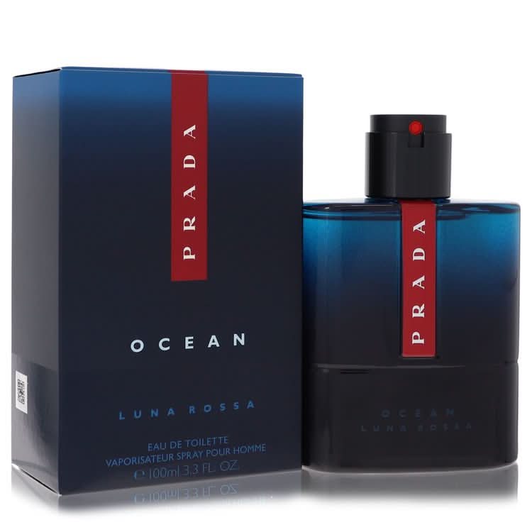 Prada Luna Rossa Ocean by Prada Eau De Toilette Spray 3.4 oz for Men - The Melanated's Fundamentals