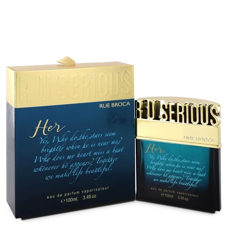 R U Serious Her by Rue Broca Eau De Parfum Spray 3.4 oz for Women - The Melanated's Fundamentals