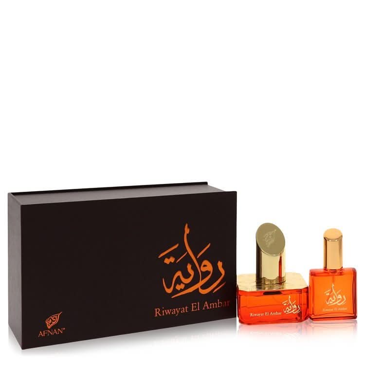 Riwayat El Ambar by Afnan Eau De Parfum Spray + Free .67 oz Travel EDP Spray 1.7 oz for Women - The Melanated's Fundamentals