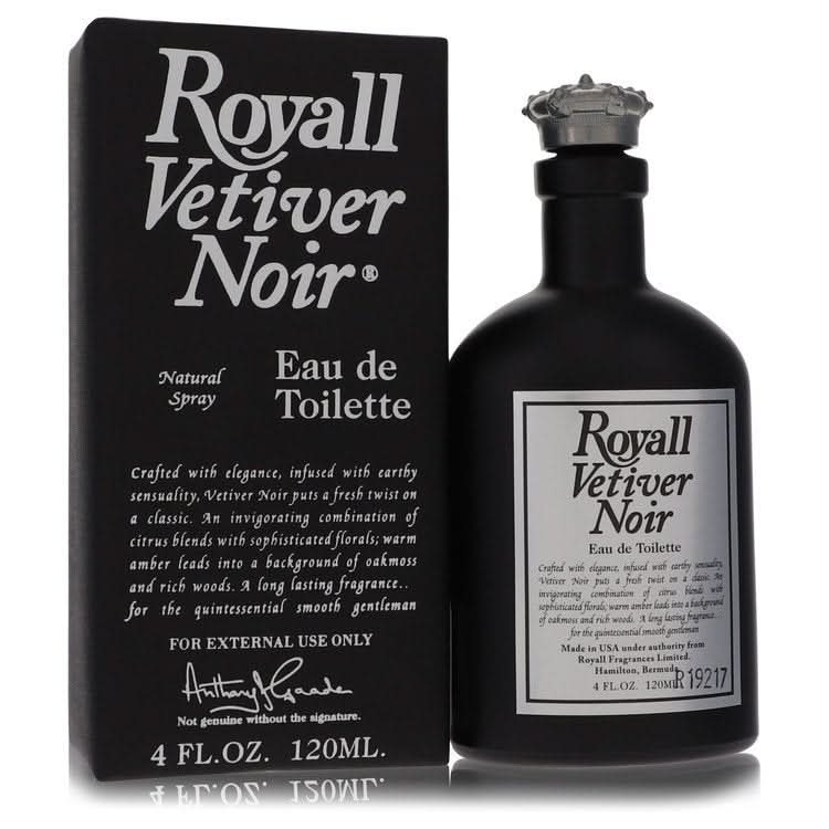 Royall Vetiver Noir by Royall Fragrances Eau Toilette Spray 4 for Men - The Melanated's Fundamentals