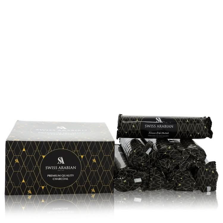 Swiss Arabian Premium Quality Charcoal by Swiss Arabian 10 pieces of Premium Charcoal Briquettes 33 mm for Men - The Melanated's Fundamentals