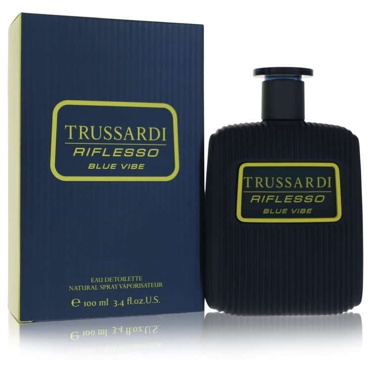 Trussardi Riflesso Blue Vibe by Trussardi Eau De Toilette Spray 3.4 oz for Men - The Melanated's Fundamentals