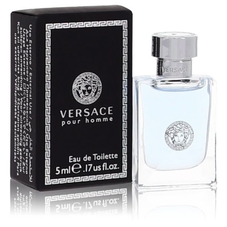 Versace Pour Homme by Versace Mini EDT .17 oz for Men - The Melanated's Fundamentals