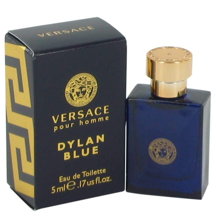 Versace Pour Homme Dylan Blue by Versace Mini EDT .17 oz for Men - The Melanated's Fundamentals