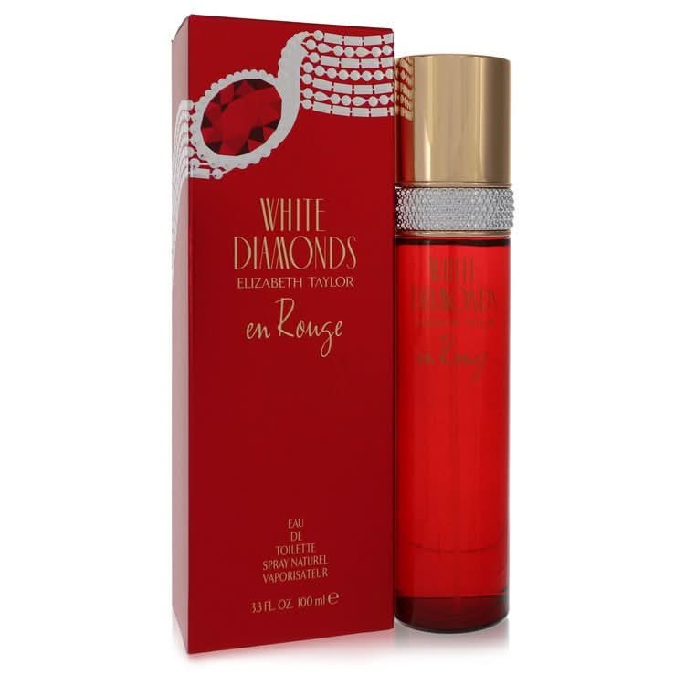 White Diamonds En Rouge by Elizabeth Taylor Eau De Toilette Spray 3.3 oz for Women - The Melanated's Fundamentals