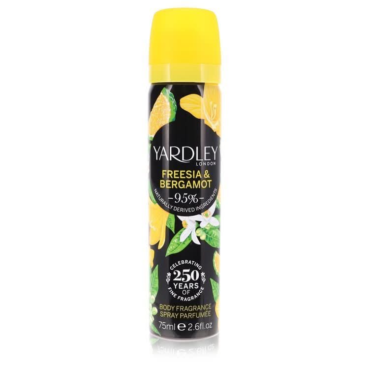 Yardley Freesia & Bergamot by Yardley London Body Fragrance Spray 2.6 oz for Women - The Melanated's Fundamentals