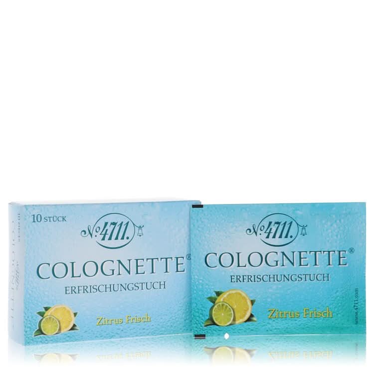 4711 Colognette Refreshing Lemon by 4711 Box Of 10 Refreshing Tissues - for Men - The Melanated's Fundamentals