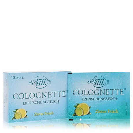4711 Colognette Refreshing Lemon by 4711 Box Of 10 Refreshing Tissues - for Men - The Melanated's Fundamentals