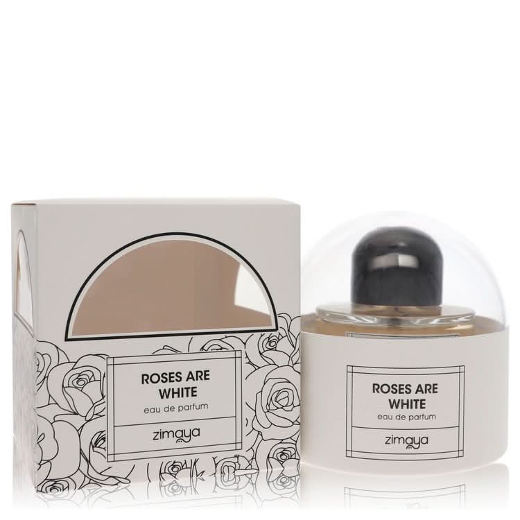 Afnan Zimaya Roses Are White by Afnan Eau De Parfum Spray (Unisex) 3.4 oz for Women